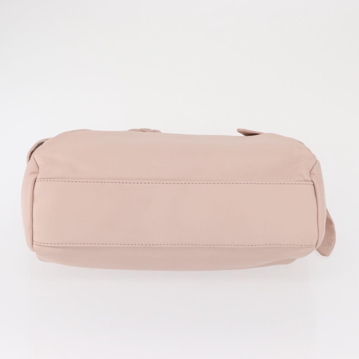 Salvatore Ferragamo Vala Leather Pink Leather Shoulder Bag Bag (Pre-Owned)