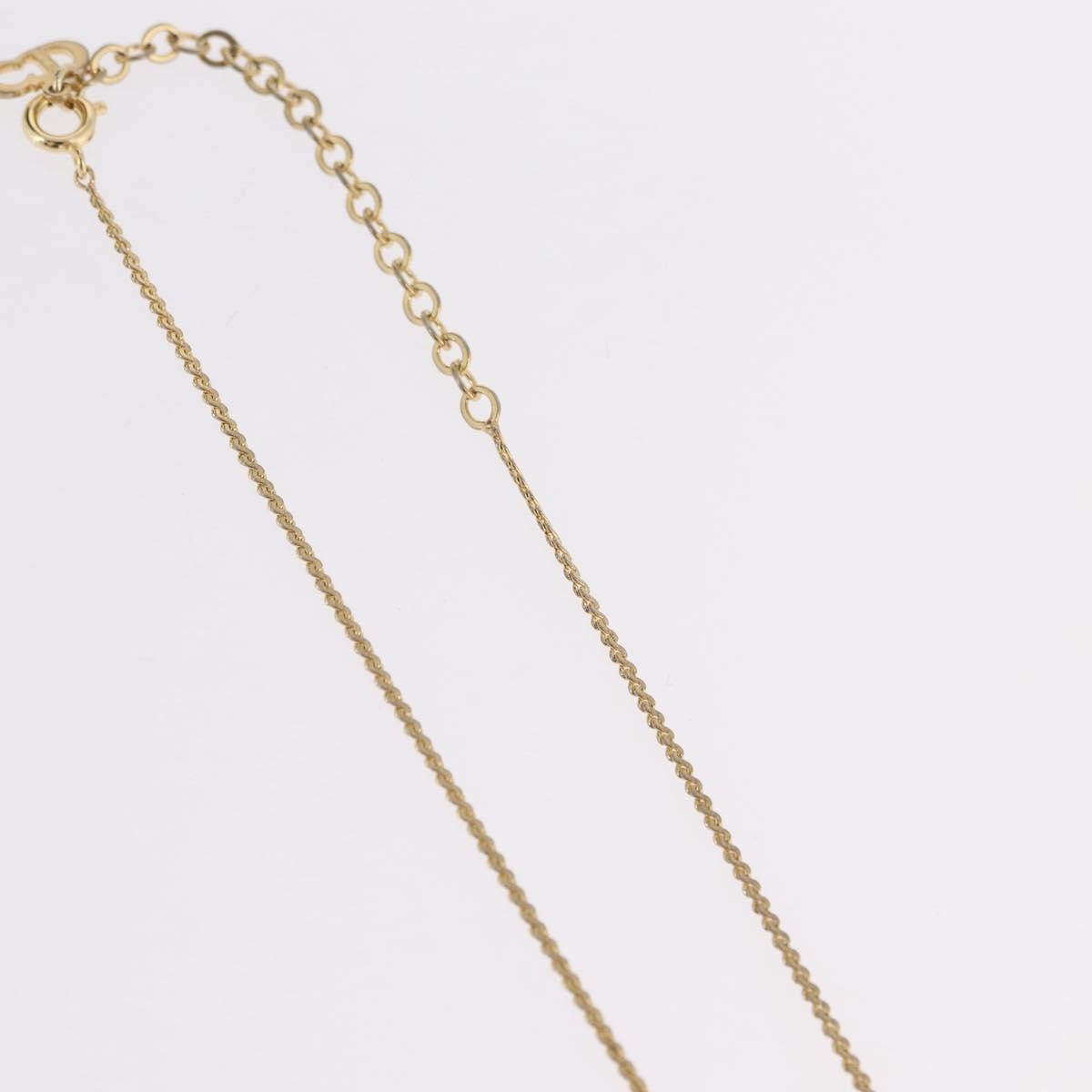 Christian Dior Cd Pendant Metal Gold Metal Necklace Jewelry (Pre-Owned)