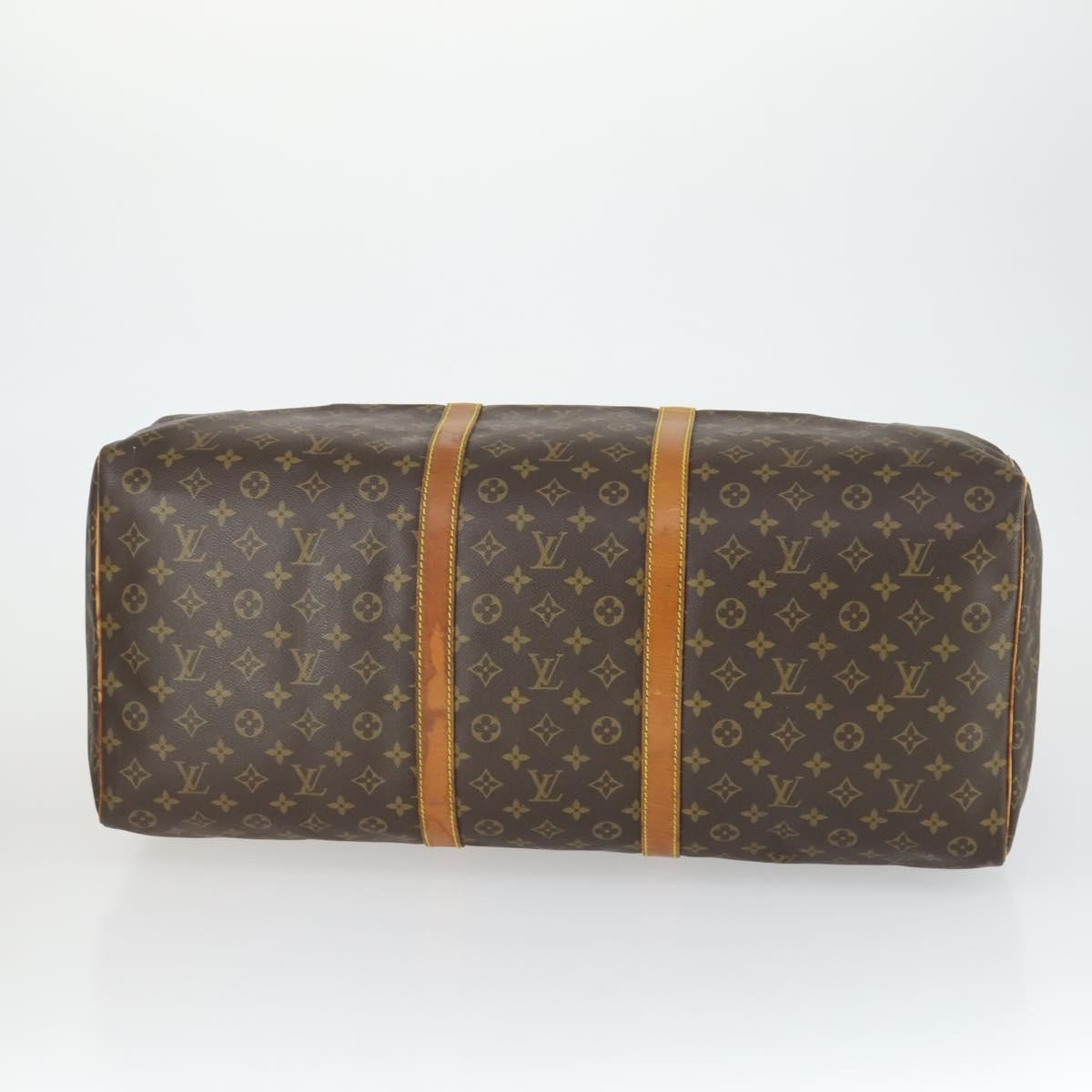 Louis Vuitton Keepall Monogram Canvas Brown Canvas Travel Bag Bag (Pre-Owned)