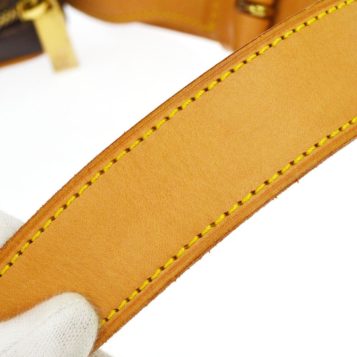 Louis Vuitton Croissant Monogram Canvas Brown Canvas Handbag (Pre-Owned)