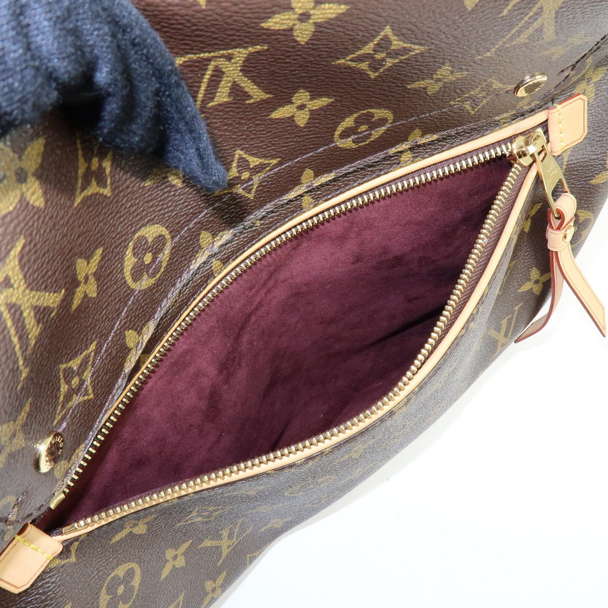 Louis Vuitton Olympe Monogram Canvas Brown Canvas Handbag (Pre-Owned)