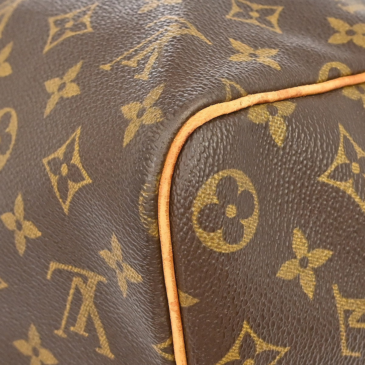 Louis Vuitton Keepall Bandouliere Monogram Canvas Brown Canvas Travel Bag Bag (Pre-Owned)