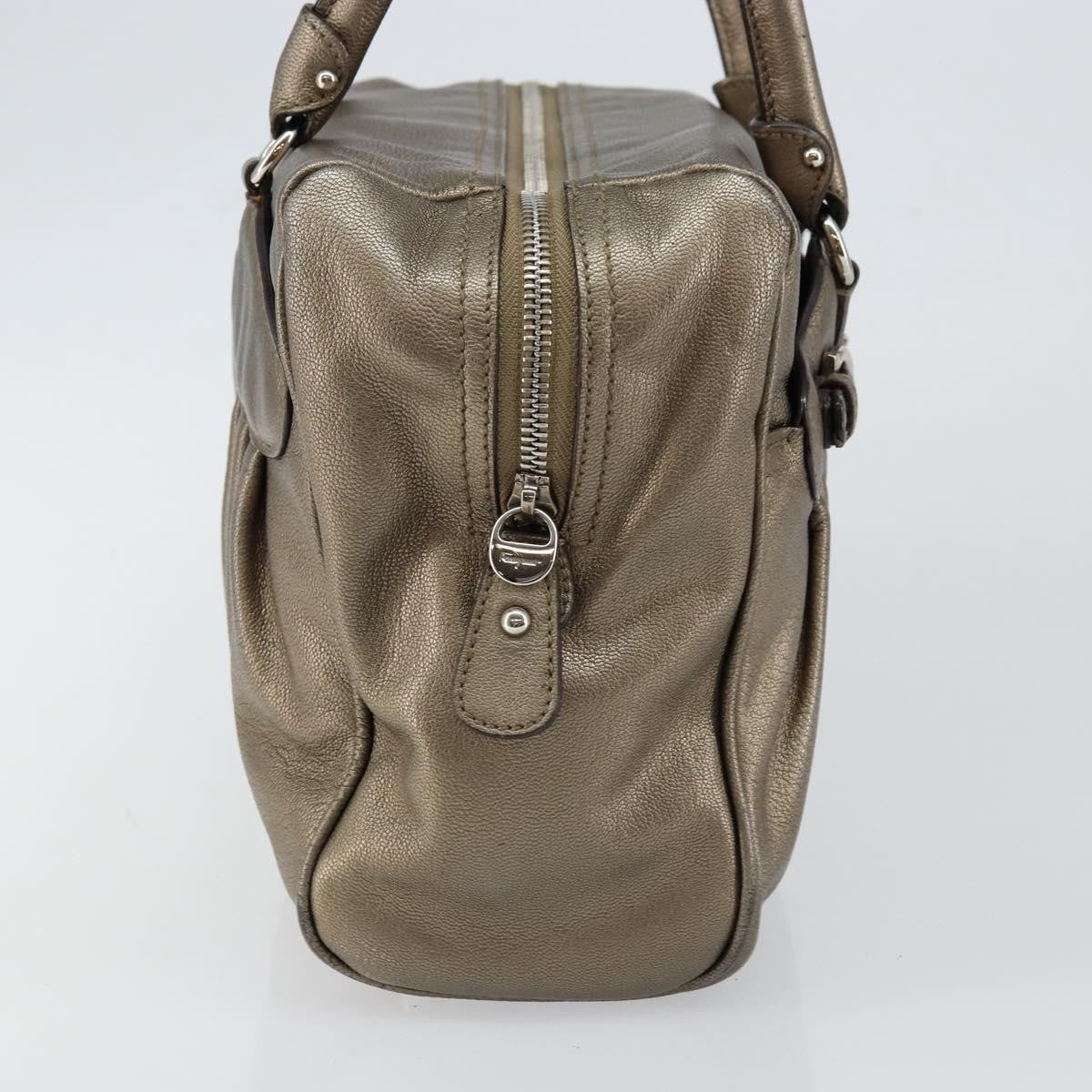 Salvatore Ferragamo Gancini Buckle Leather Gold Leather Tote Bag Bag (Pre-Owned)
