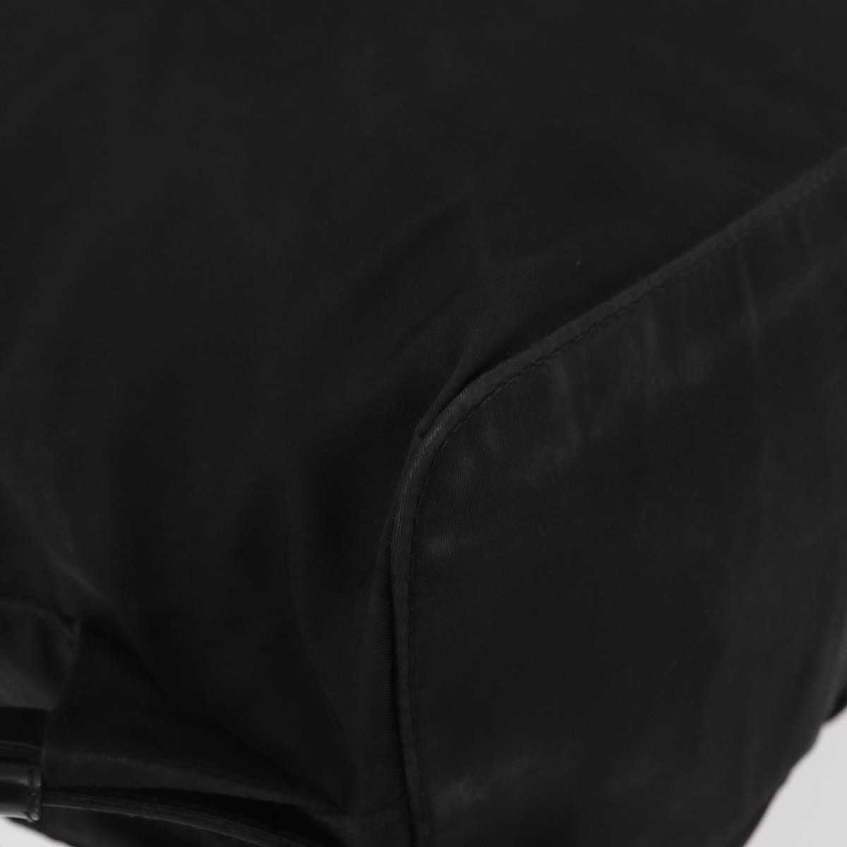 Prada Double Front Pocket Tessuto Black Nylon Backpack Bag (Pre-Owned)