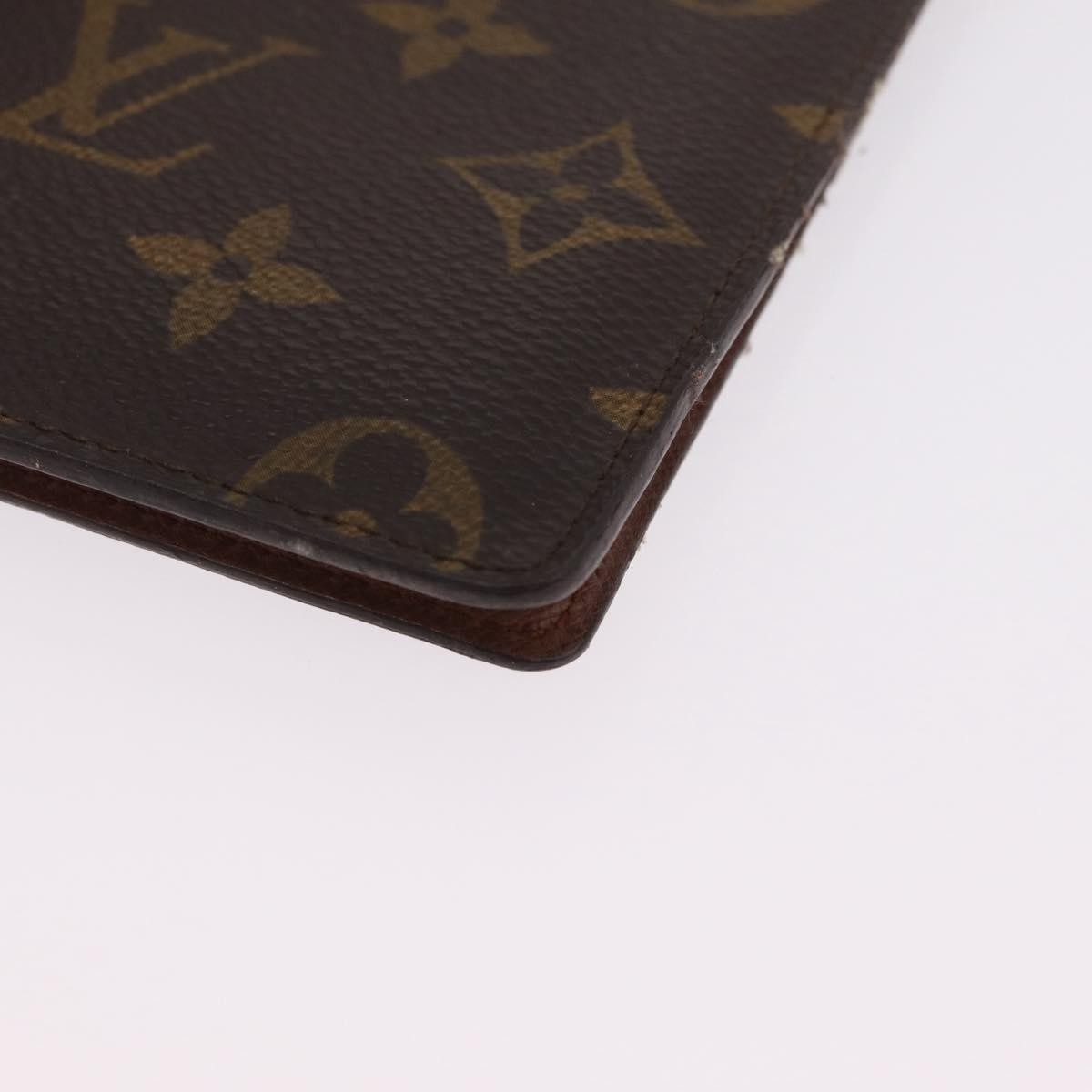 Louis Vuitton Passport Cover Monogram Canvas Brown Canvas Briefcase Bag (Pre-Owned)