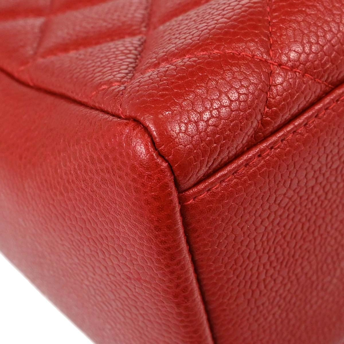 Chanel Misia Camera Quilted Lambskin Red Leather Handbag (Pre-Owned)