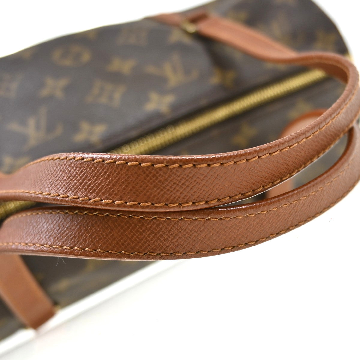Louis Vuitton Papillon Monogram Canvas Brown Canvas Handbag (Pre-Owned)
