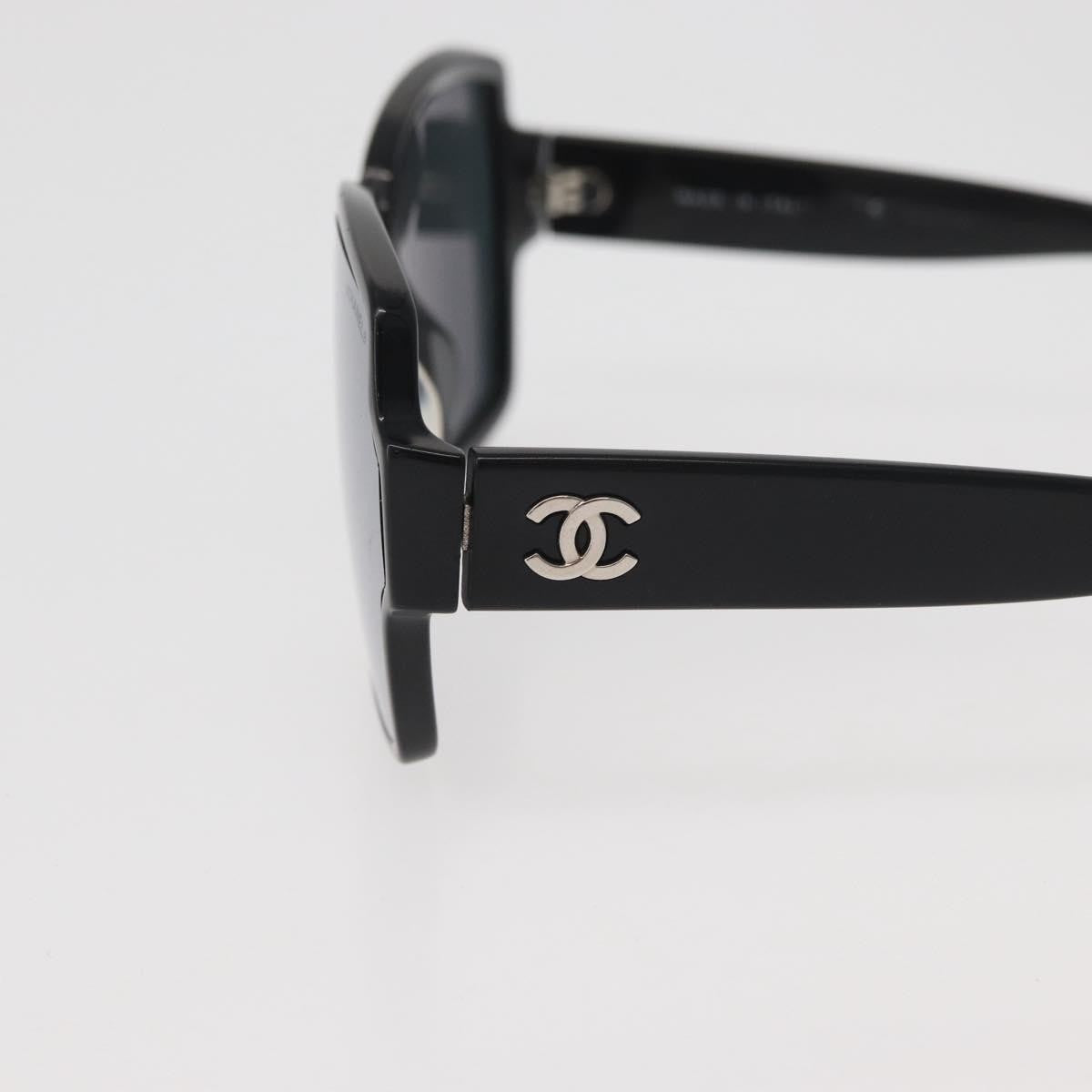 Chanel Logo Cc Plastic Black Plastic Sunglasse Accessory (Pre-Owned)