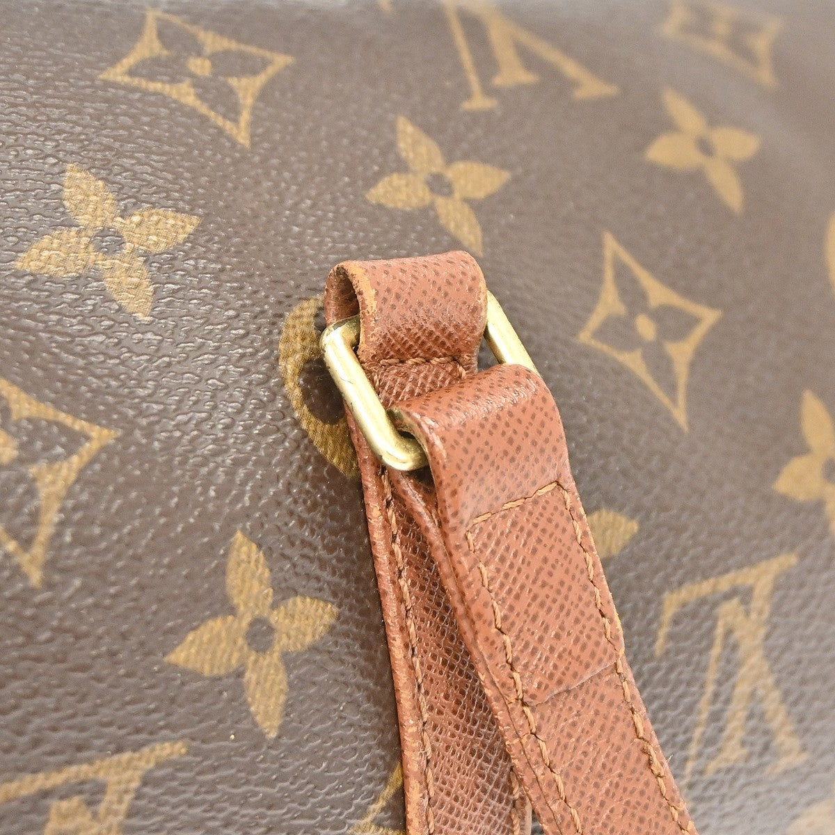 Louis Vuitton Papillon Monogram Canvas Brown Canvas Handbag (Pre-Owned)