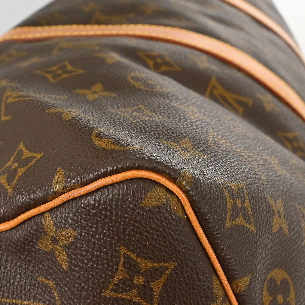 Louis Vuitton Keepall Monogram Canvas Brown Canvas Travel Bag Bag (Pre-Owned)