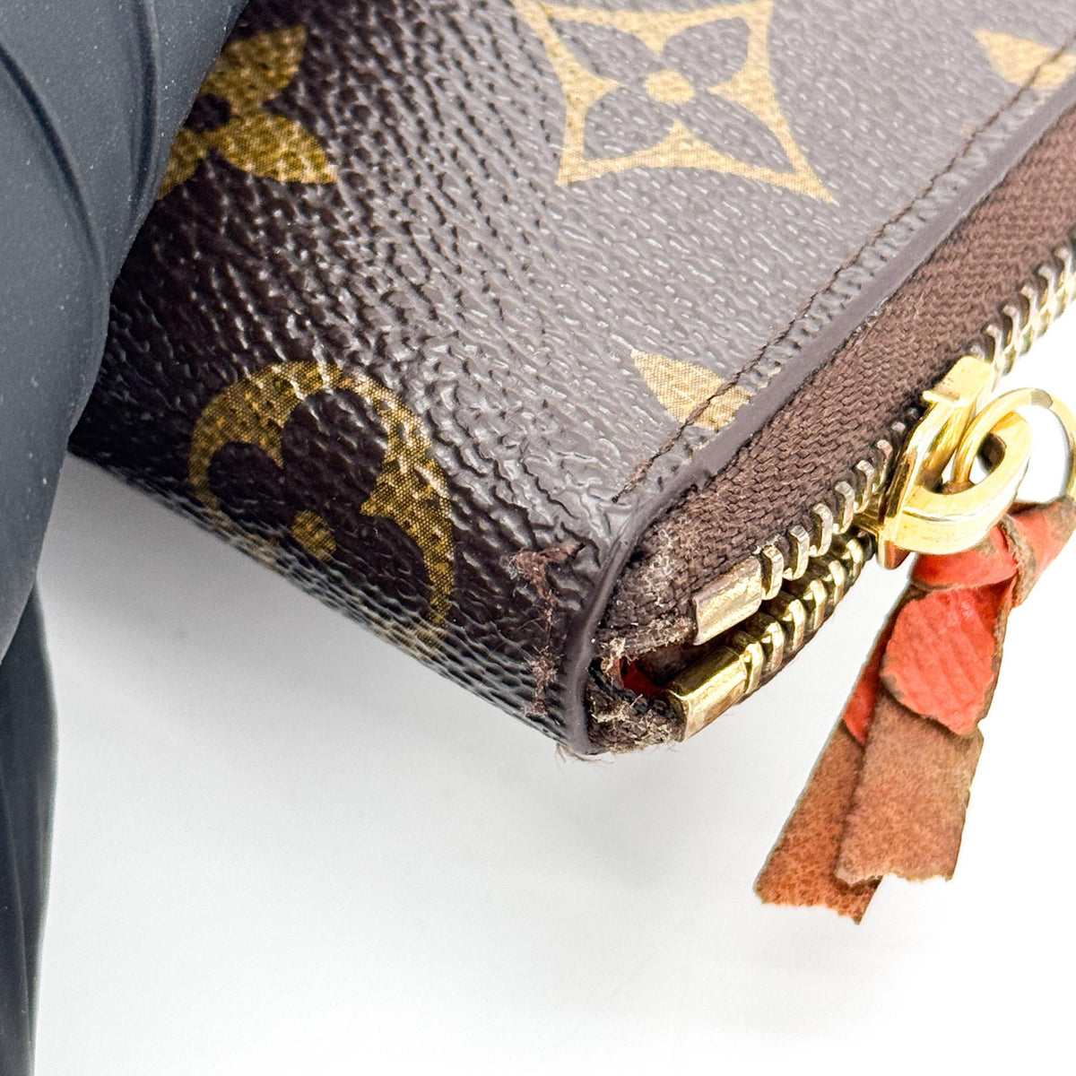 Louis Vuitton Clemence Monogram Canvas Brown Canvas Wallets Accessory (Pre-Owned)