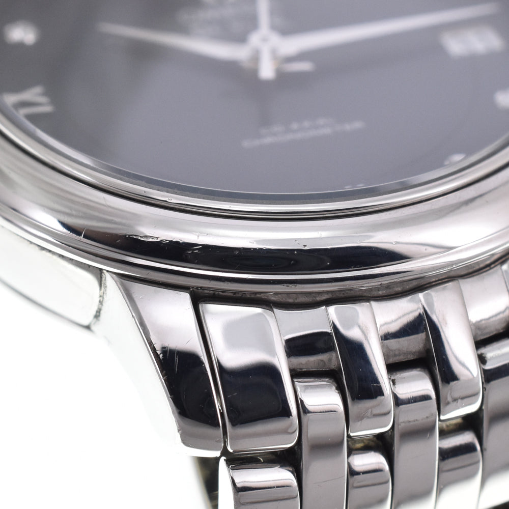 Omega De Ville Prestige Co-Axial Chronometer Automatic Stainless Steel With Diamond Markers Watch (Pre-Owned)