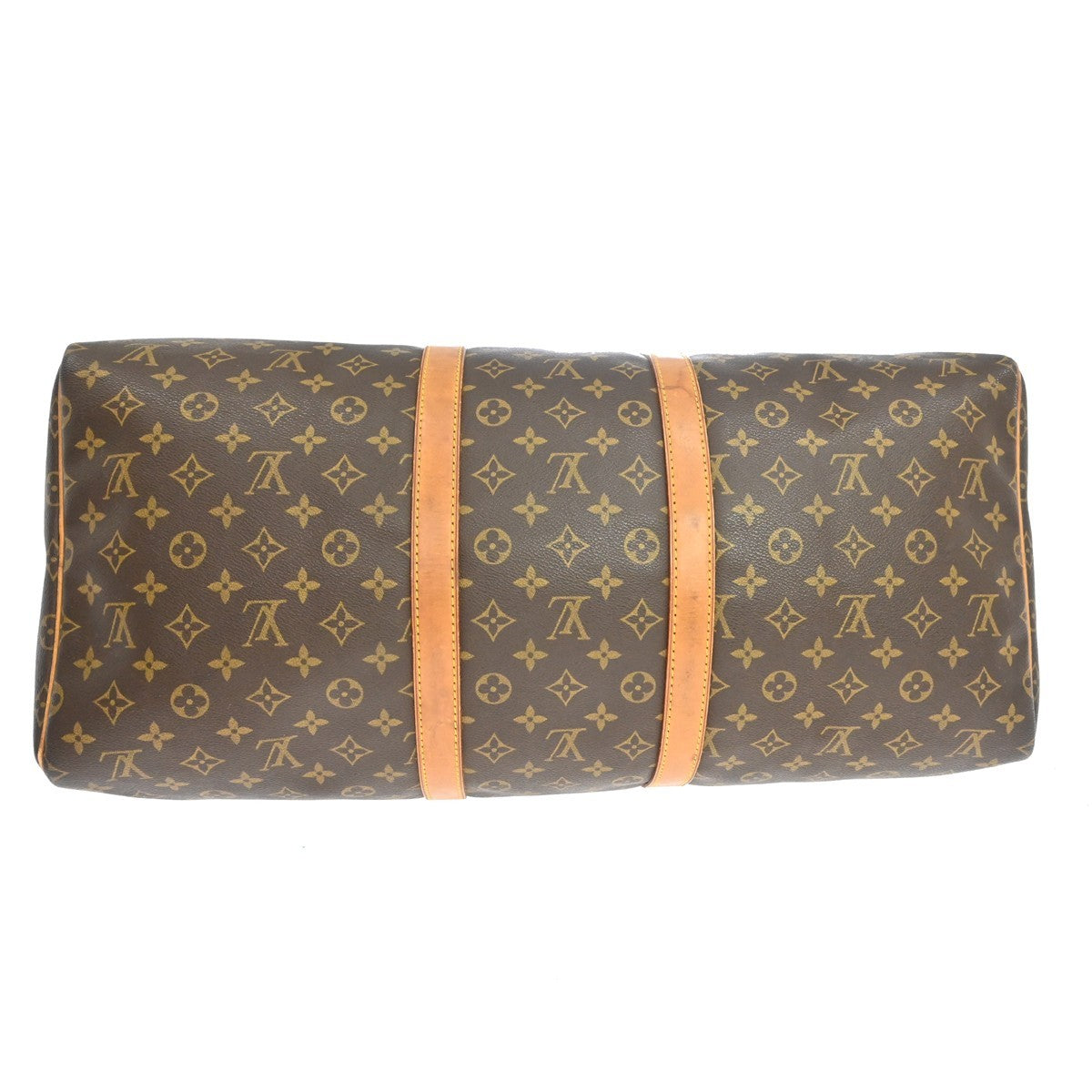 Louis Vuitton Keepall Monogram Canvas Brown Canvas Travel Bag Bag (Pre-Owned)