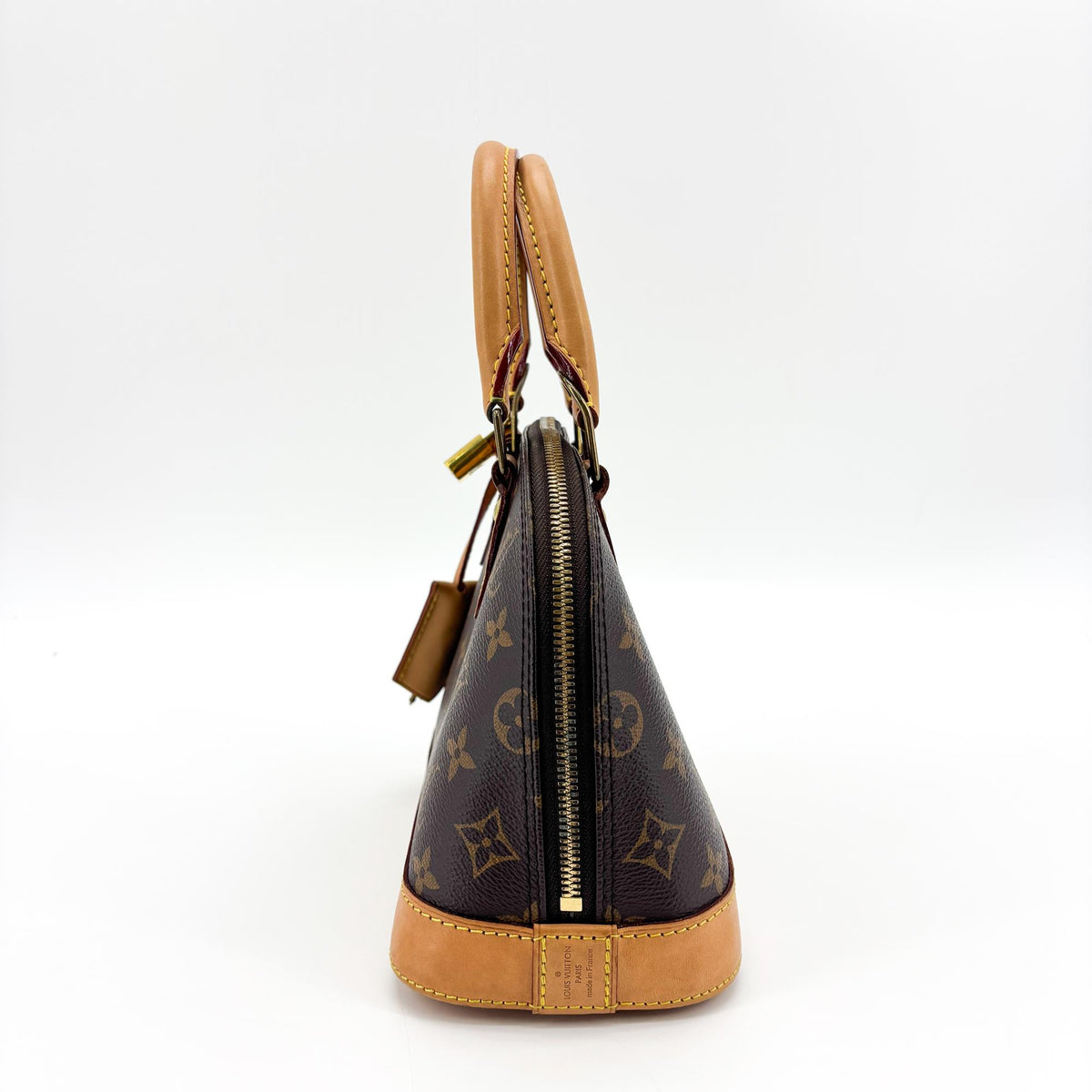 Louis Vuitton Alma Monogram Canvas Brown Canvas Handbag (Pre-Owned)