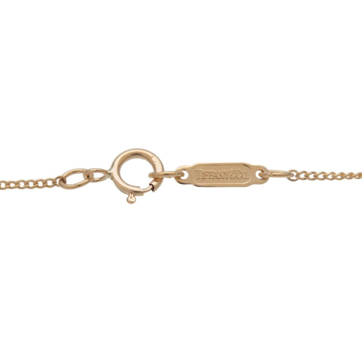 Tiffany & Co. Cross My Heart Pendant 18K Yellow Gold With Amethyst Gold Yellow_Gold Necklace Jewelry (Pre-Owned)