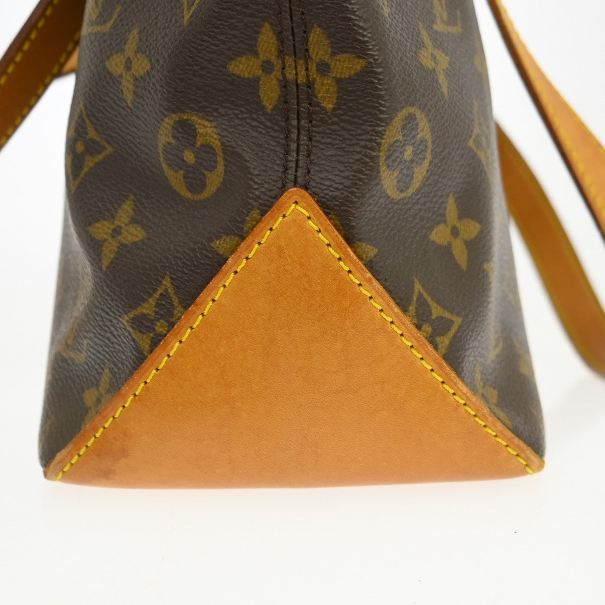 Louis Vuitton Cabas Mezzo Monogram Canvas Brown Canvas Tote Bag Bag (Pre-Owned)