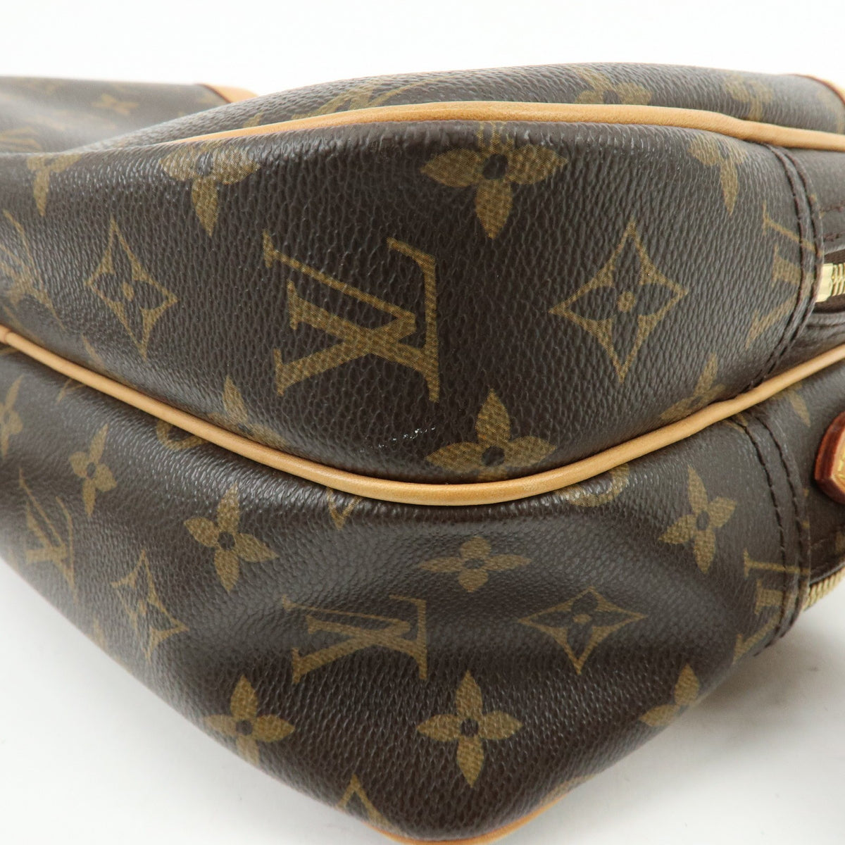 Louis Vuitton Reporter Monogram Canvas Brown Canvas Shoulder Bag Bag (Pre-Owned)