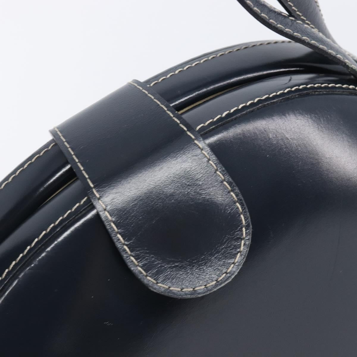 Loewe Vintage Leather Navy Leather Shoulder Bag Bag (Pre-Owned)