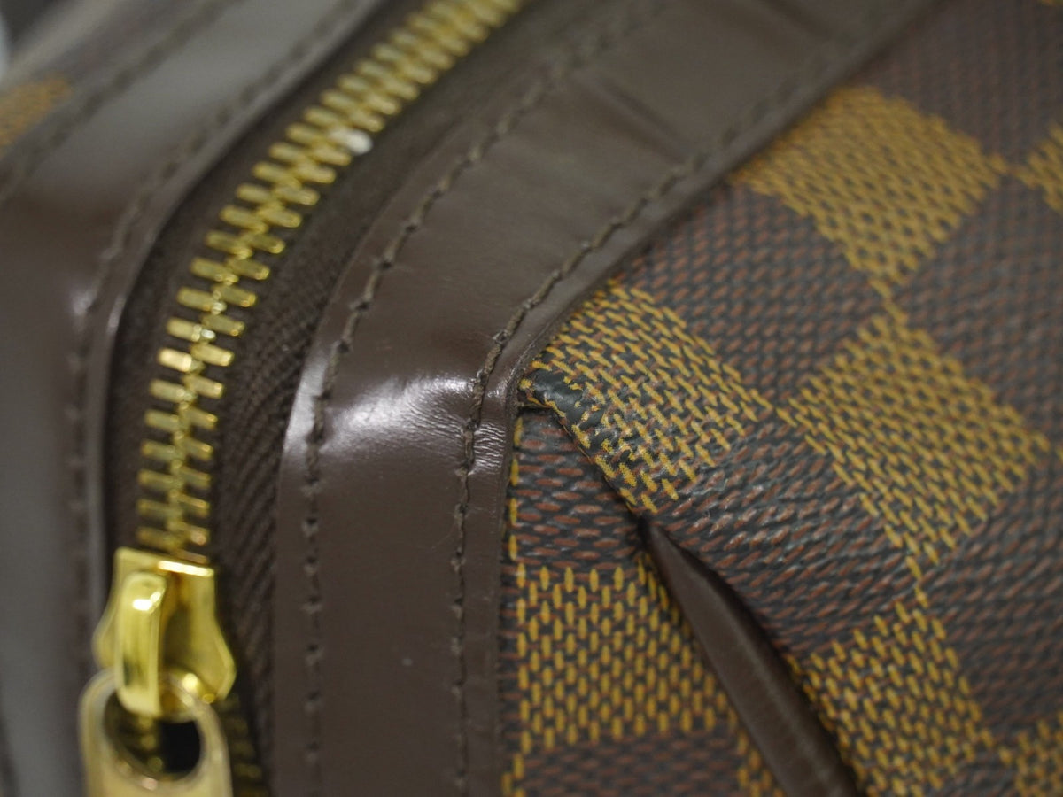 Louis Vuitton Berkeley Damier Brown Canvas Handbag (Pre-Owned)
