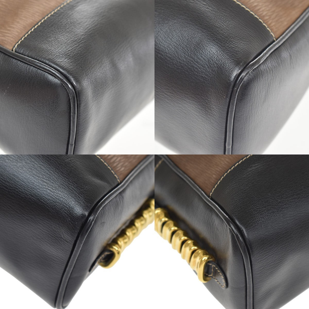 Loewe Velazquez Shoulderbag Leather Brown Leather Shoulder Bag Bag (Pre-Owned)