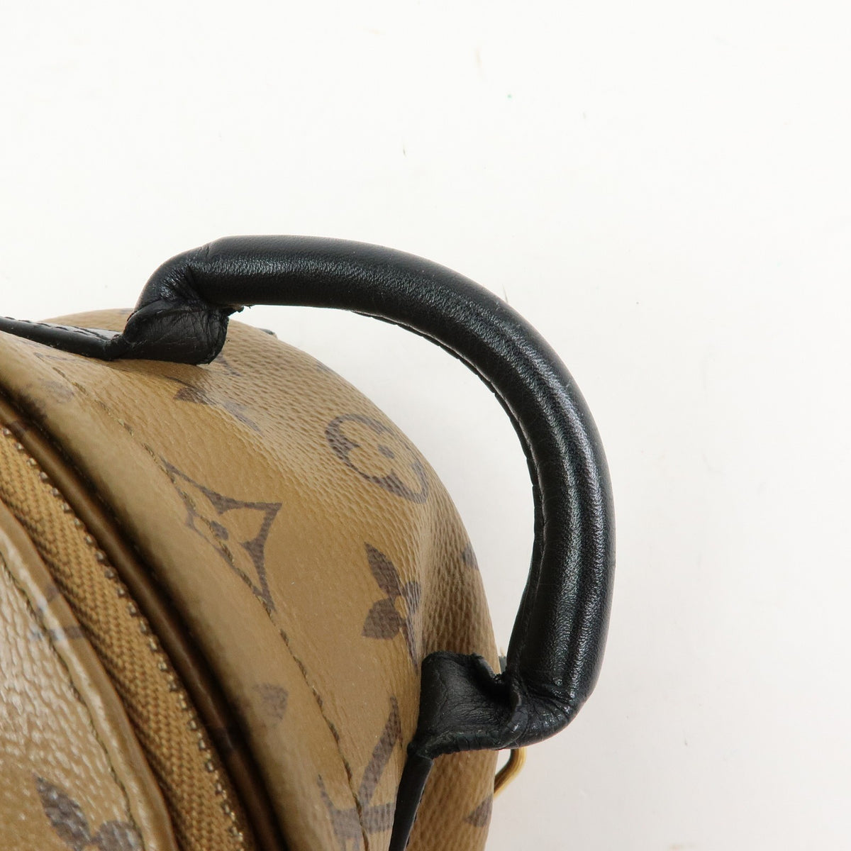 Louis Vuitton Palm Springs Reverse Monogram Canvas Brown Canvas Backpack Bag (Pre-Owned)