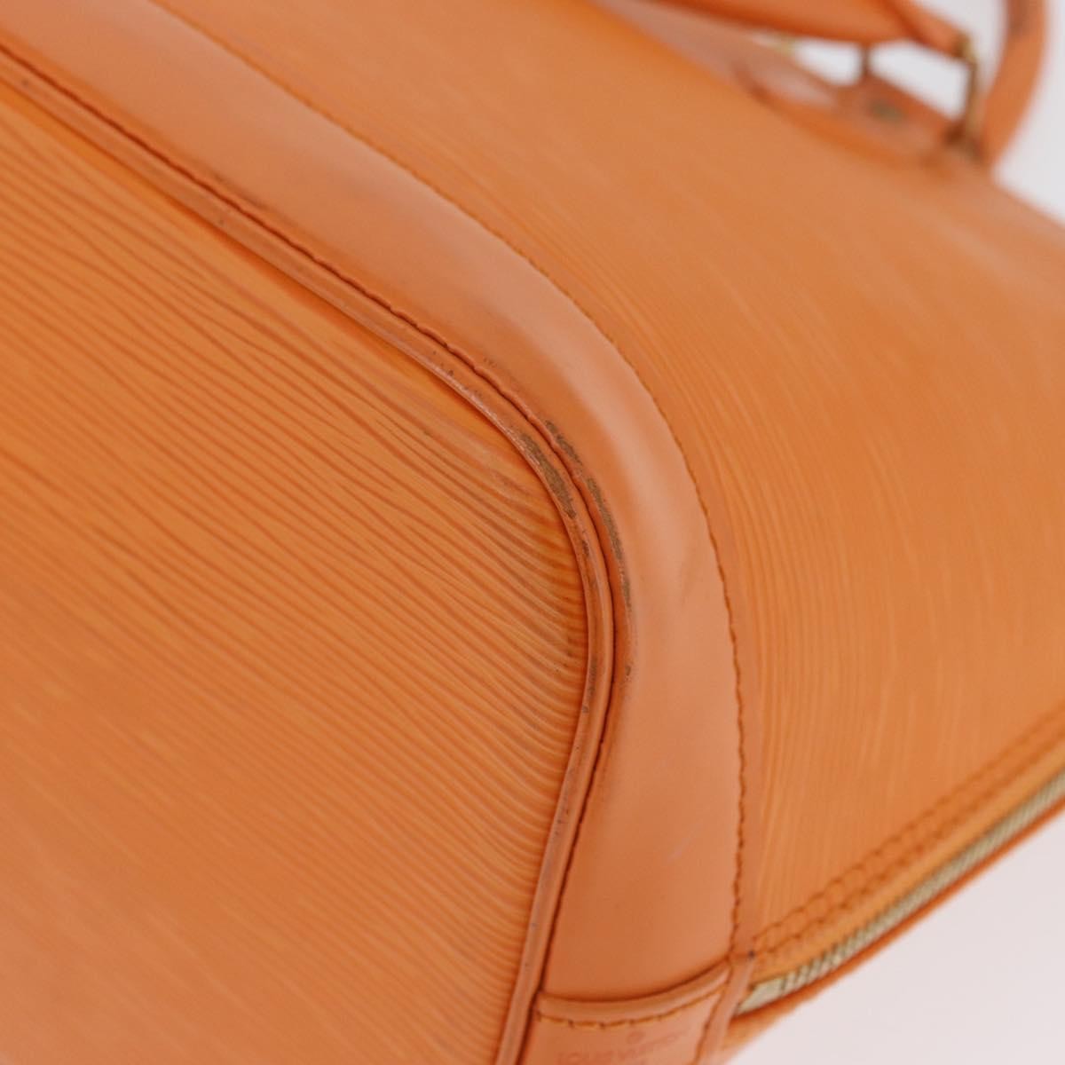 Louis Vuitton Vintage Alma Epi Leather Orange Leather Handbag (Pre-Owned)