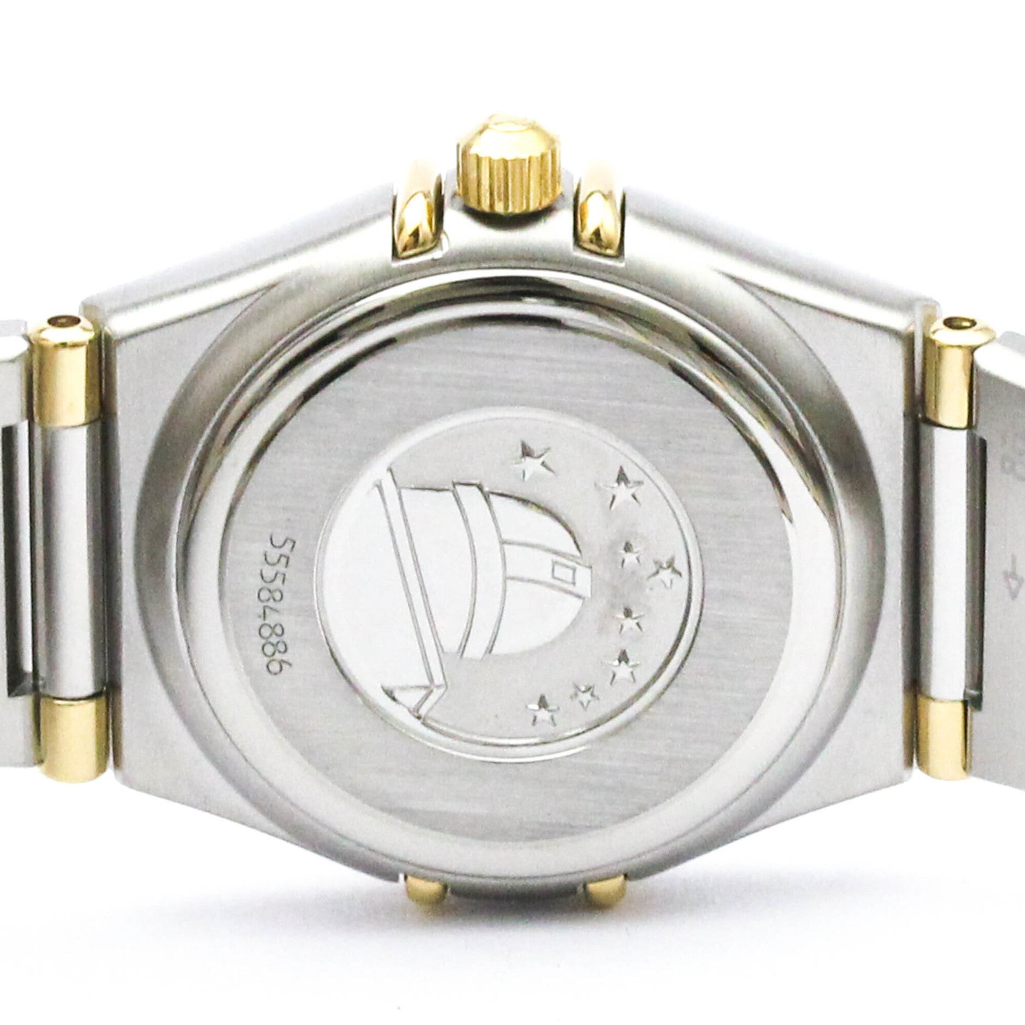 Omega Constellation Quartz Stainless Steel And Yellow Gold Watch (Pre-Owned)