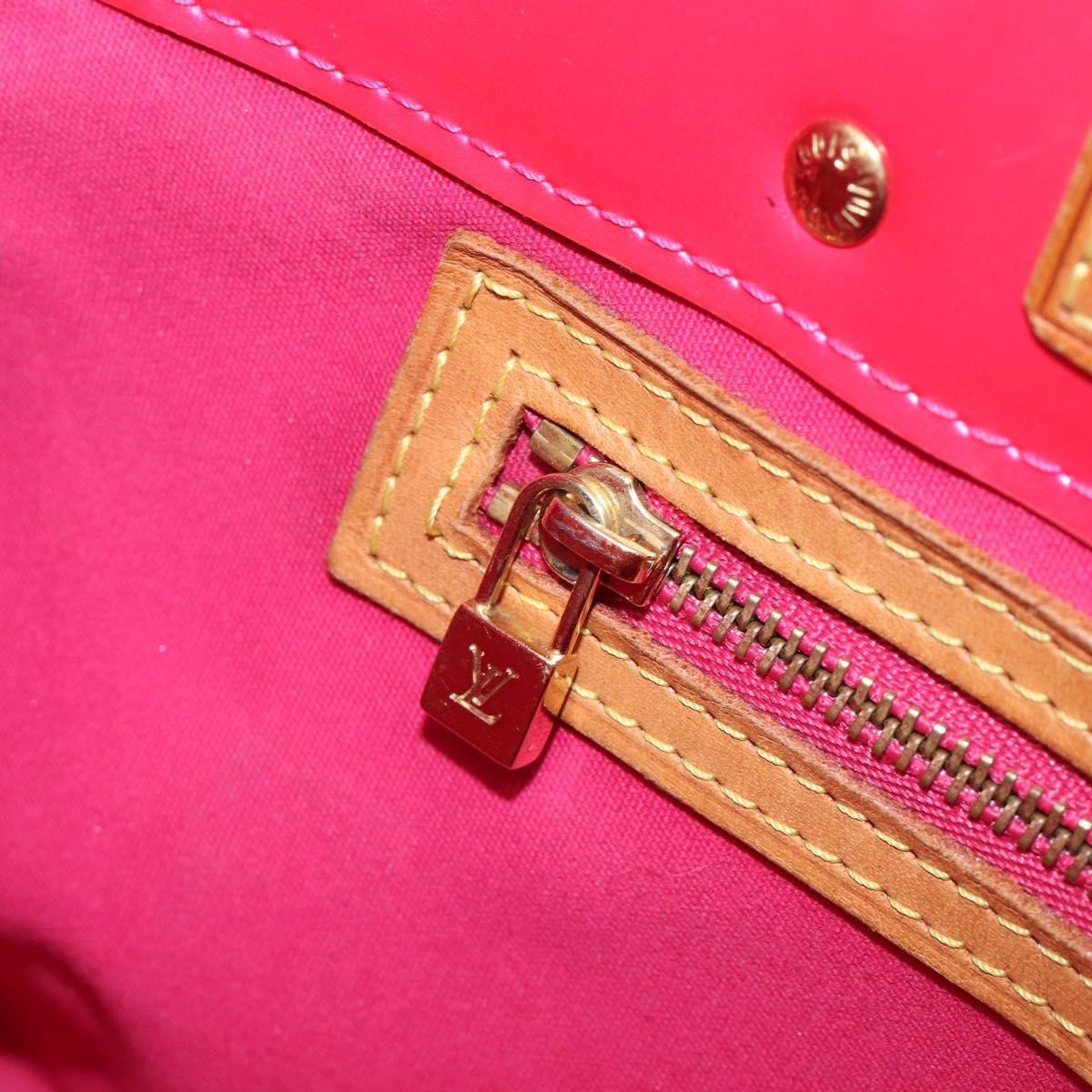 Louis Vuitton Reade Monogram Vernis Pink Patent_Leather Handbag (Pre-Owned)
