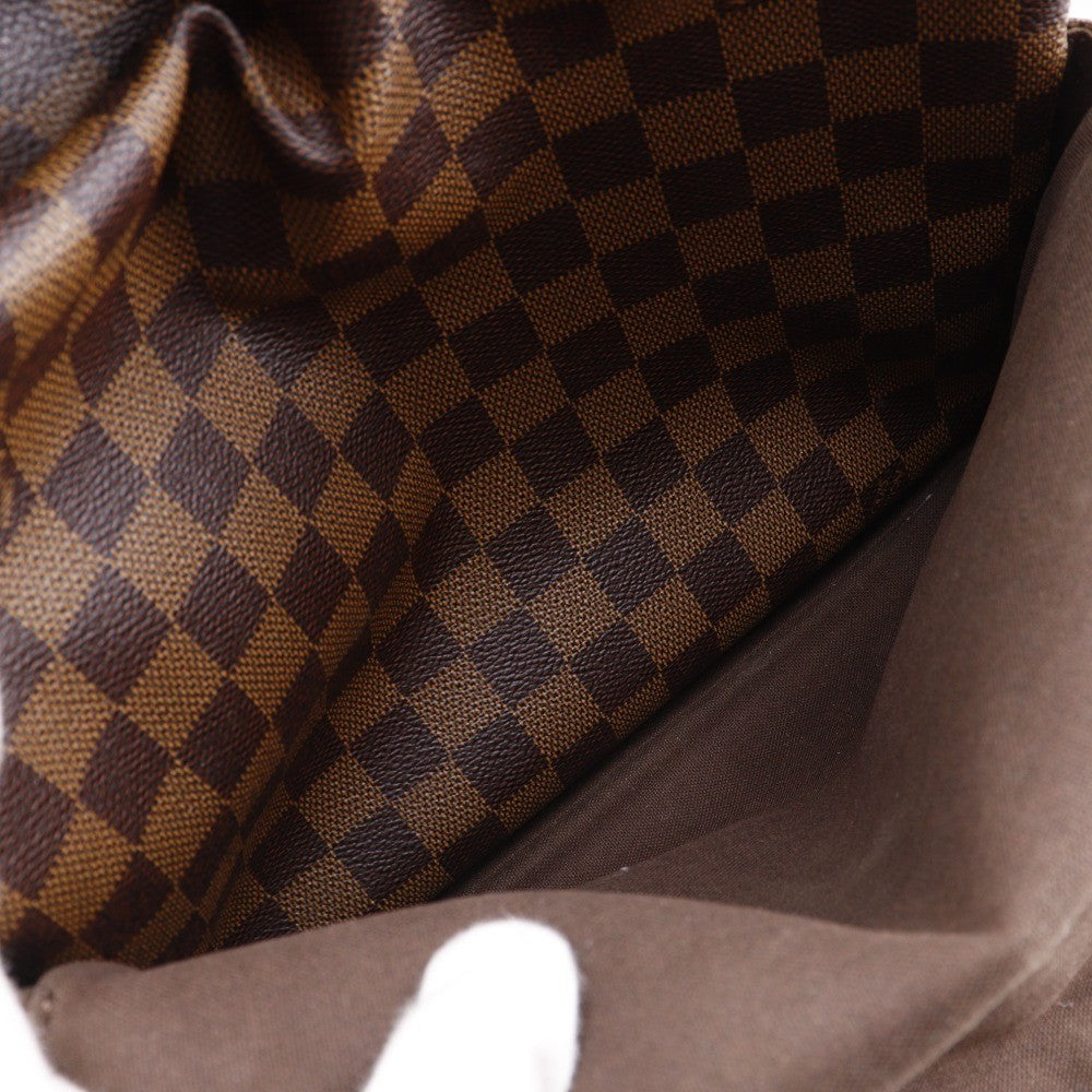Louis Vuitton Naviglio Damier Ebene Brown Canvas Shoulder Bag Bag (Pre-Owned)