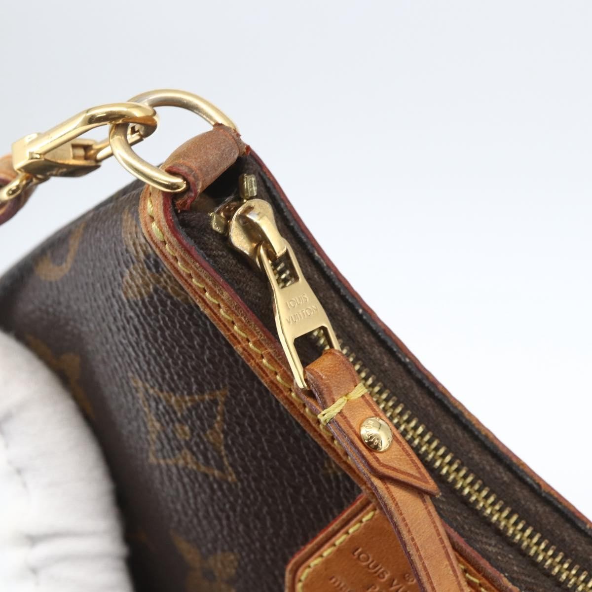 Louis Vuitton Delightful Pochette Monogram Canvas Brown Canvas Clutche & Pouche Bag (Pre-Owned)