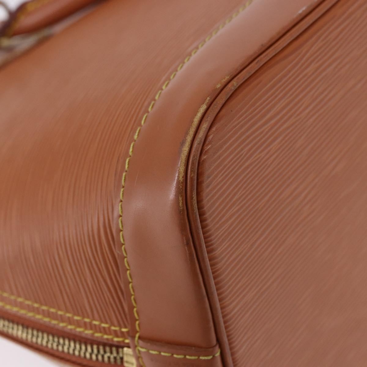 Louis Vuitton Alma Epi Leather Gold Leather Handbag (Pre-Owned)