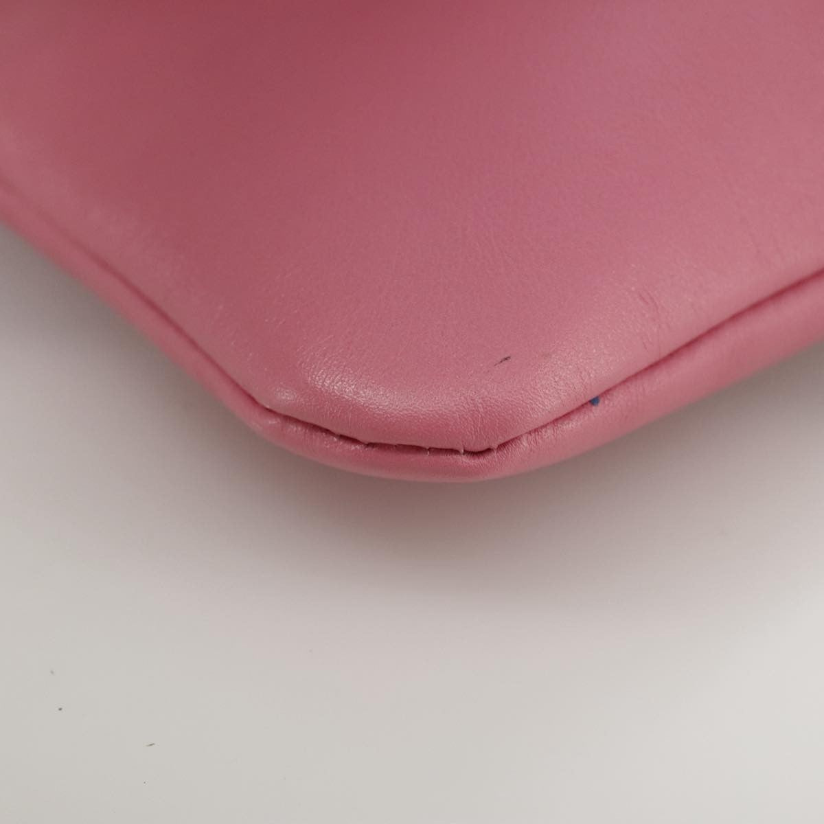 Valentino Garavani Pochette Leather Pink Leather Clutche & Pouche Bag (Pre-Owned)