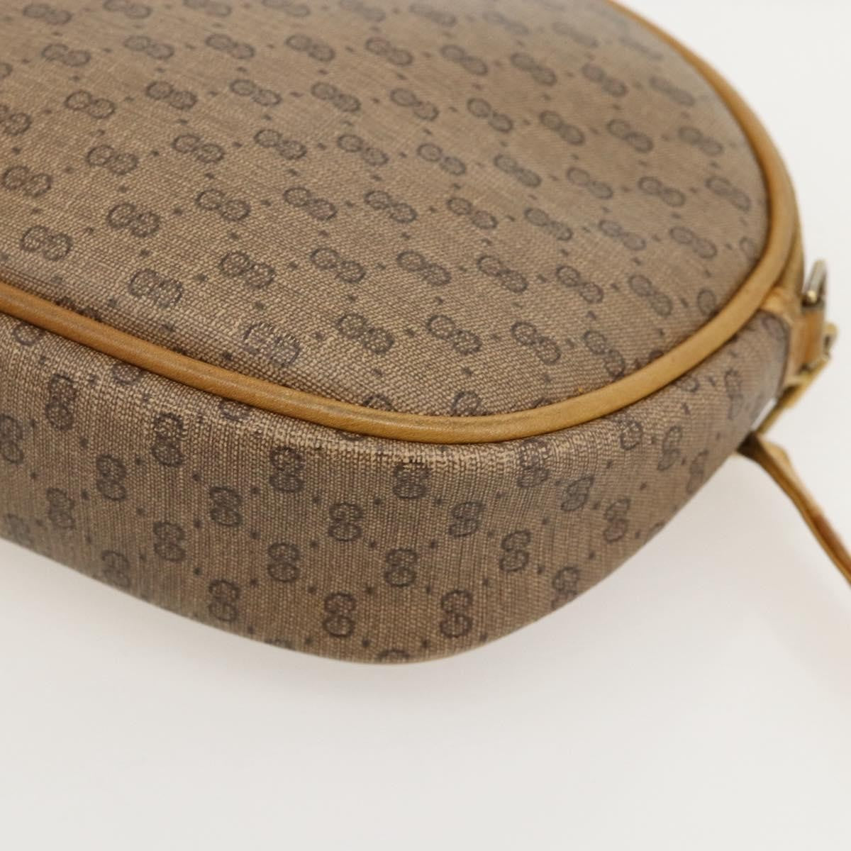 Gucci Micro Gg Supreme Gg Canvas Beige Pvc Shoulder Bag Bag (Pre-Owned)