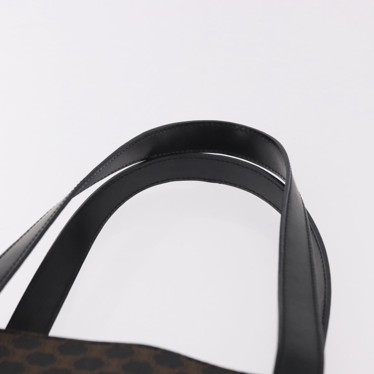 Celine C Macadam Tote Pvc Leather/ Macadam Canvas Black Canvas Shoulder Bag Bag (Pre-Owned)