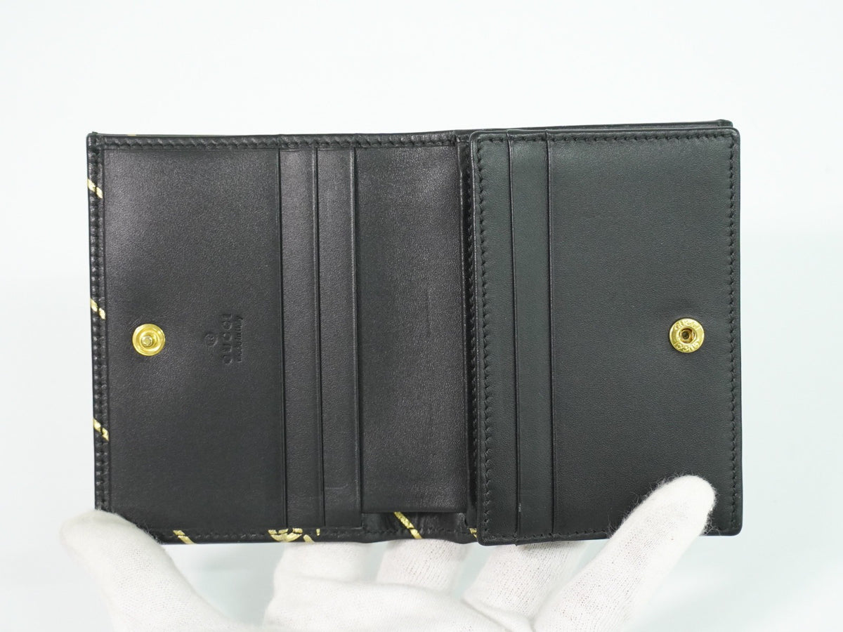 Gucci Gg Marmont Leather Black Leather Wallets Accessory (Pre-Owned)