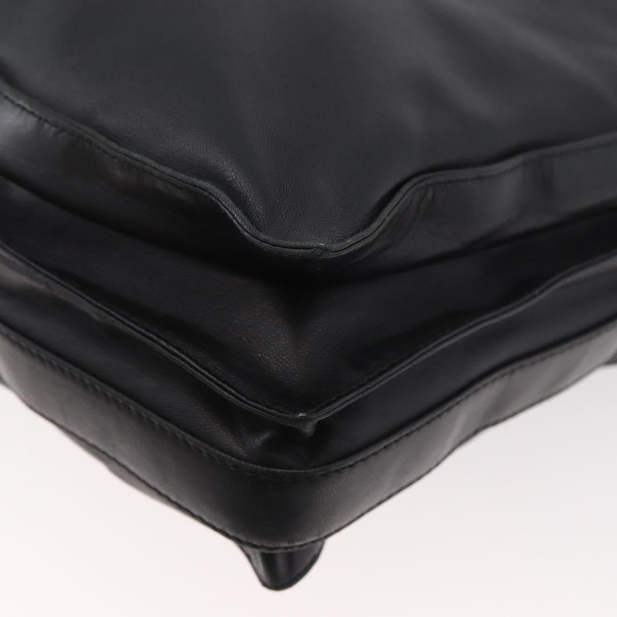 Loewe Flamenco Leather Black Leather Shoulder Bag Bag (Pre-Owned)