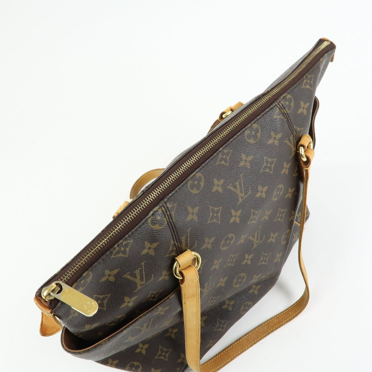 Louis Vuitton Totally Monogram Canvas Brown Canvas Tote Bag Bag (Pre-Owned)