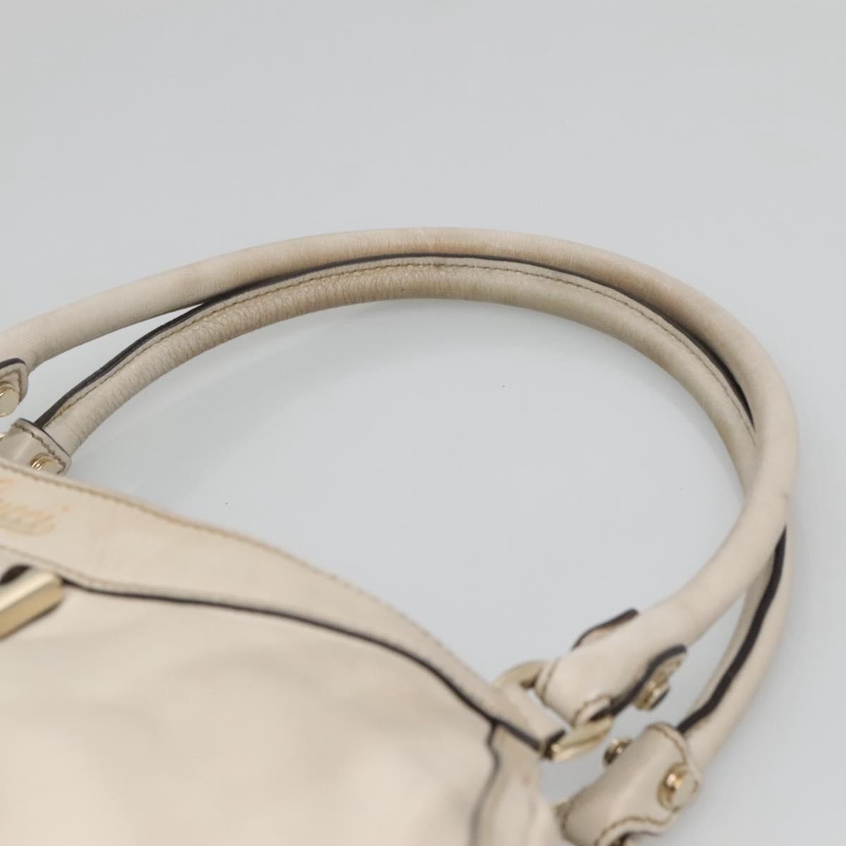 Gucci D-Ring Guccissima Leather Beige Leather Tote Bag Bag (Pre-Owned)