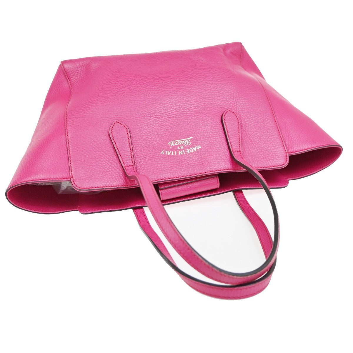 Gucci Swing Tote Leather Pink Leather Tote Bag Bag (Pre-Owned)