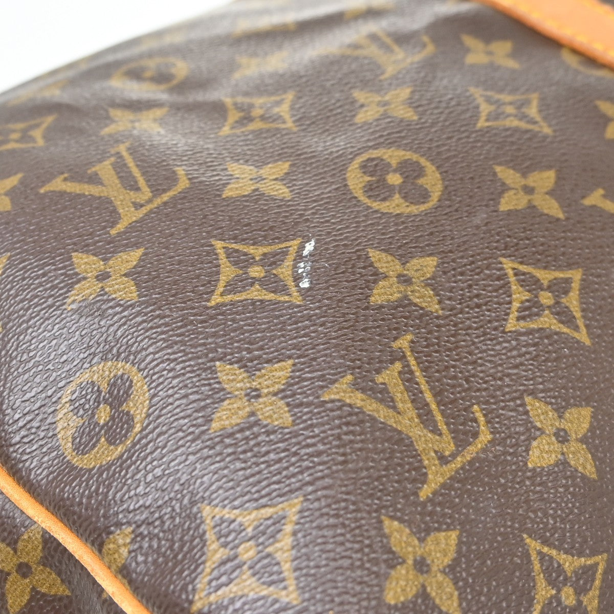 Louis Vuitton Keepall Monogram Canvas Brown Canvas Travel Bag Bag (Pre-Owned)