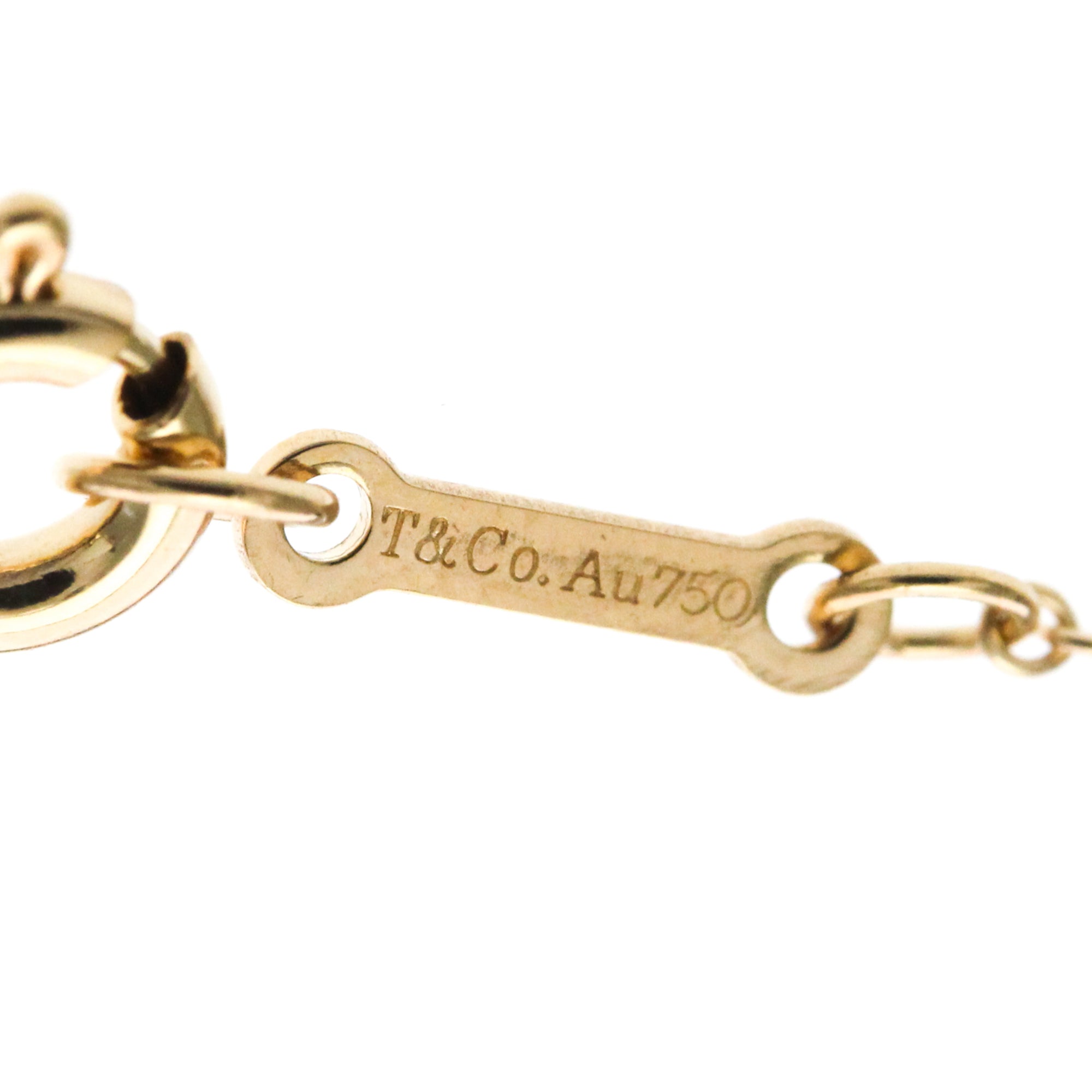Tiffany & Co. Double Loving Heart Pendant 18K Rose Gold With Pink Sapphire Gold Pink_Gold Necklace Jewelry (Pre-Owned)
