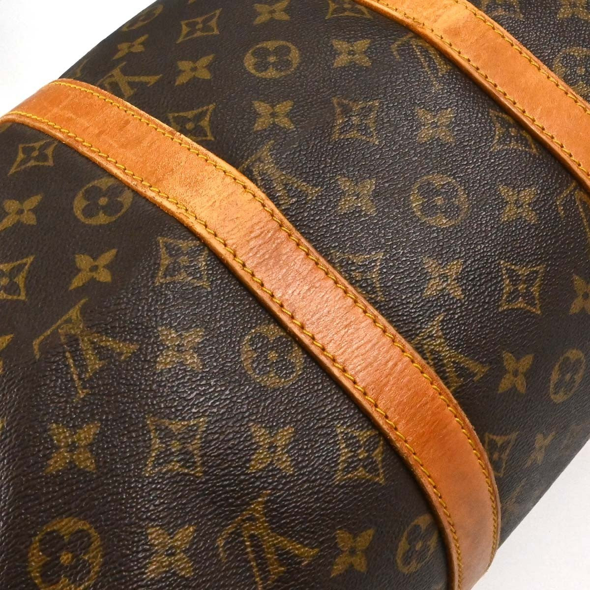 Louis Vuitton Keepall Monogram Canvas Brown Canvas Travel Bag Bag (Pre-Owned)