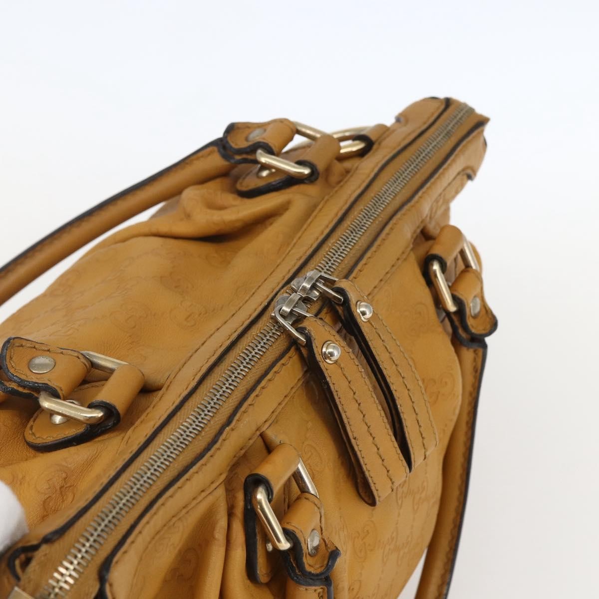 Gucci Sukey Top Handle Satchel Guccissima Leather Brown Leather Tote Bag Bag (Pre-Owned)