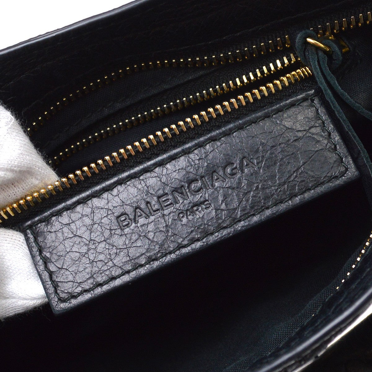 Balenciaga City Leather Black Leather Handbag (Pre-Owned)