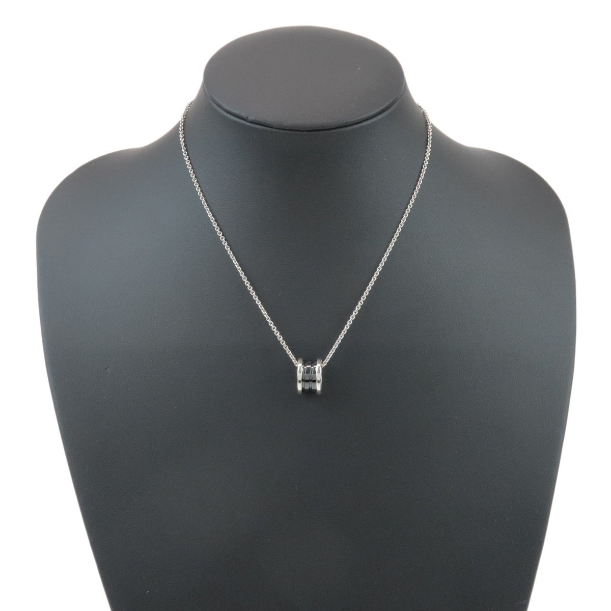 Bvlgari B.Zero1 Save The Children Pendant Sterling Silver With Ceramic Silver Sterling_Silver Necklace Jewelry (Pre-Owned)