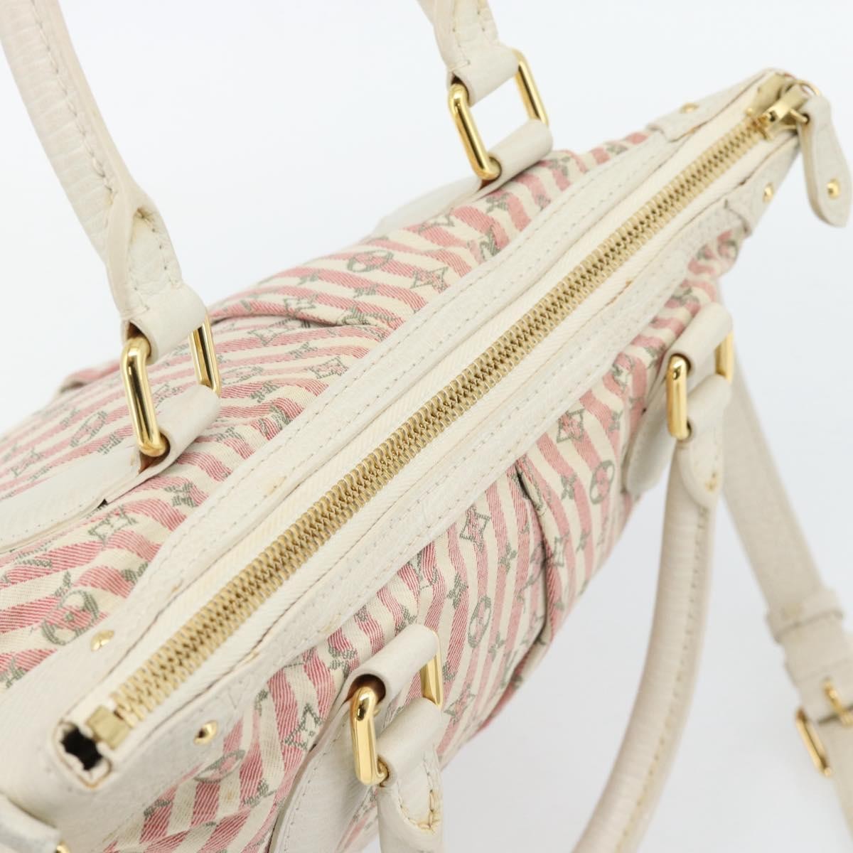 Louis Vuitton Marina Mini Lin Croisette Pink Canvas Handbag (Pre-Owned)