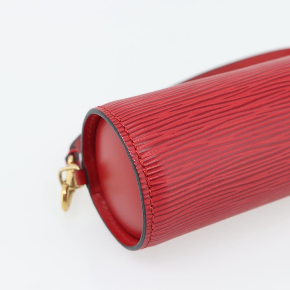 Louis Vuitton Soufflot Pochette Epi Leather Red Leather Clutche & Pouche Bag (Pre-Owned)