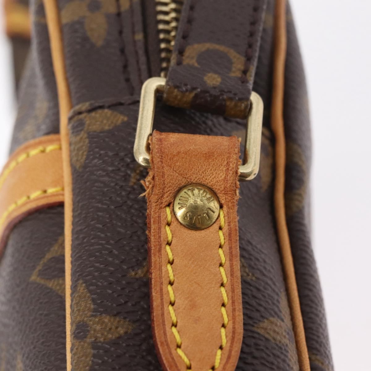 Louis Vuitton Danube Monogram Canvas Brown Canvas Handbag (Pre-Owned)