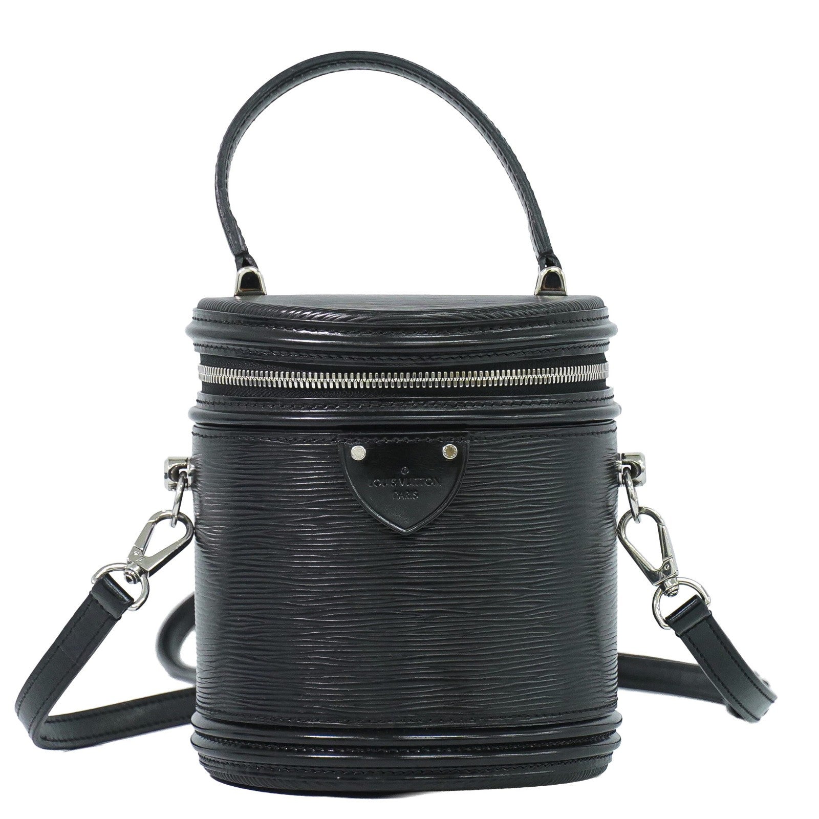 Louis Vuitton Cannes Epi Black Leather Handbag (Pre-Owned)