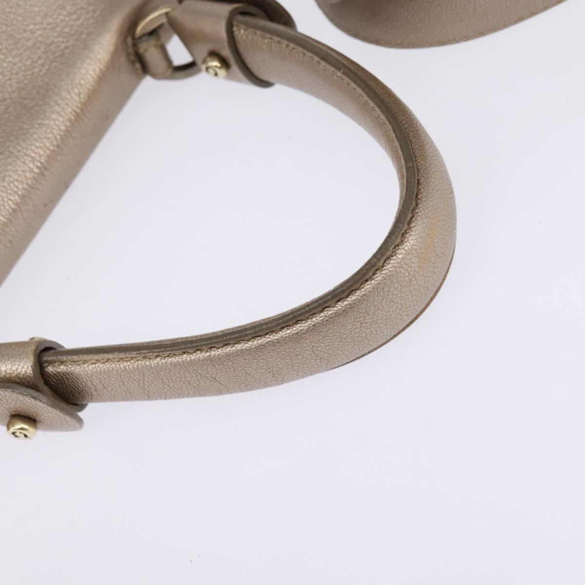 Salvatore Ferragamo Sofia Satchel Leather Beige Leather Bag (Pre-Owned)